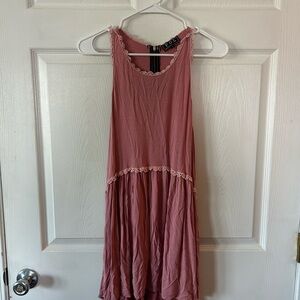 POL Pink Sleeveless Halter Top